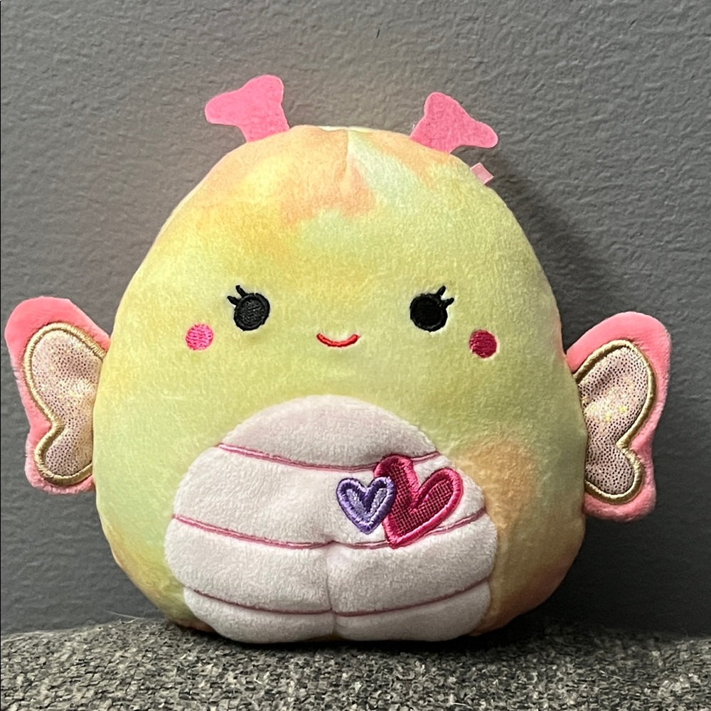Squishmallows Multicolor Plush Butterfly - no tags
